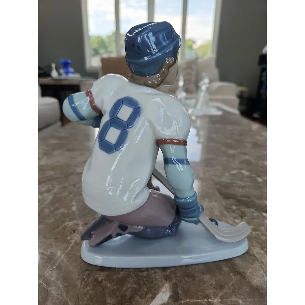 Lladro Ice Hockey Figure